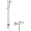 Hansgrohe Croma 100 - Sprchový set Vario s termostatom, EcoSmart 9 l/min, chróm - 27033000