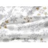 Dreamy Linens Obrus biely Snehové vločky Rozměry: 120 x 160 cm