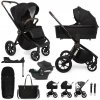 MUUVO SET Kočík 4v1 Quick SE 2 Sunset black set + CYBEX Aton B2 i-Size + základňa VP-F188559