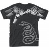 Metallica Tričko Black Album Faded All Over Black XL