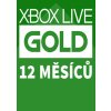 Microsoft Xbox Live Gold 12 mesiacov