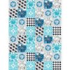Fototapeta - PL1153 - Zeleno-modré obkladačky Vlies 110gr - 175cm x 250cm