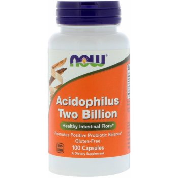NOW foods Acidophilus 2 miliardy probiotiká 100 kapsúl od 15,3 € -  Heureka.sk