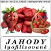 Jahody lyofilizované plátky 100 gr.