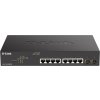 D-Link DGS-1100-10MPV2, 8x 1000Base-T 802.3af/802.3at PoE, 2x SFP, 130W PoE budget