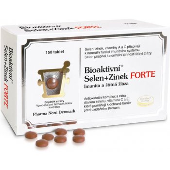 Pharma Nord Bioaktívny Selén+Zinok FORTE 150 tabliet od 23,24 € - Heureka.sk
