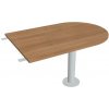 stôl rokovací 120 cm ukončený oblúkom - FP 1200 3 višeň