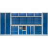 Kvalitní PROFI BLUE dílenský nábytek 4235 x 465 x 2000 mm - MTGS1301AI