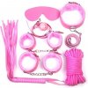 BDSM sada pomôcok Fetish Kit Pink