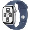 Smart hodinky Apple Watch SE 2. generácie GPS, 40 mm strieborné puzdro, Denim remienok veľkosti M/L
