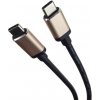 PremiumCord Kabel USB 3.2 konektor C/male - USB 3.2 C/male, 1m, hliníkové konektory ku31cc1al