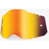 Plexi Accura 2 / Strata 2, 100% - USA detské (červené chróm, Anti-fog)