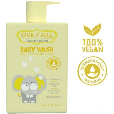 Jack N´Jill Sprchovací gél pre bábätká už od narodenia a citlivú pokožku