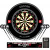 Kompletný šípkarský set s terčom Winmau Blade 6 Triple Core, čierny surroundom, 2 sety šípok, štarto
