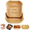 Papierové formy Cosori Papierové formy pre teplovzdušné fritézy 20 cm 100 ks 4,5-6L