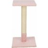 Škrabací sloupek Beana růžová 69 cm