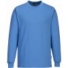 PORTWEST Portwest Antistatické ESD tričko s dlhým rukávom Modrá, M
