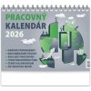 Stolový kalendár riadkový 21 x 15 cm - Pracovný malý 2026