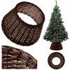 PRÚTENÝ OBAL NA STOJAN NA VIANOČNÝ STROMČEK 45 cm OBAL KOŠÍK NA STOJAN HNEDÝ