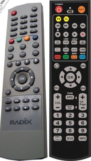 Diaľkový ovládač General Radix DTR-9000PVR