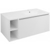 SAPHO - LOREA skrinka s umývadlom 101x46x51,5cm (20+80 cm), pravá, biela matná LE080-3131-R-01