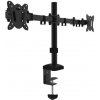 Držiak pre 2 monitory CABLETECH UCH0212 stolný