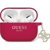 Guess AirPods Pro 2 cover Liquid Silicone Glitter Triangle Charm GUAP2LECG4M