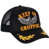 13 1/2 Keep On Chopping trucker cap black