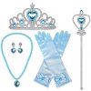 Princeznovská sada s korunkou, hůlkou a šperky 5 ks
