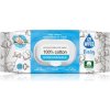 GoWipes Baby 100% Cotton Biodegradable detské jemné vlhčené obrúsky pre citlivú pokožku 0+ 50 ks