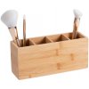 Bambusový organizér, stojan, 4 priehradky na stojace predmety, SELENA