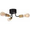 Luminex Prisadený luster BRENDA 3xE27/60W/230V čierna/zlatá LU1061 + záruka 3 roky zadarmo + záruka 3 roky zadarmo
