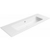 GSI PURA keramické umývadlo Slim 122x46cm, bez otvoru, biela ExtraGlaze 8887011