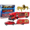 Cirkus LeanToys Nákladní automobil Transportér zvířat Pick-up Trailer Lion Tiger