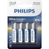 Batéria Philips LR6E4B/10 Ultra Alkalická AA 4ks