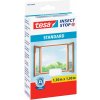 tesa Sieť na suchý zips proti hmyzu STANDARD do okien, biela, 130 x 150 cm