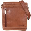 Sendi Design pánská kožená taška cez rameno IGOR koňak