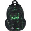 Trojkomorový batoh Green Game St.Majewski St.Right BP-26 pre 1.-3. ročník