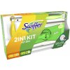 Swiffer 2v1 Kit mop + náhradné prachovka na podlahu 8 ks + násada malá + prachovka 1 ks 1 mop + 8 suchých handričiek + 1 prachovková rúčka + 1 prachovková násada