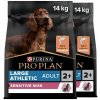 PRO PLAN Large Adult Athletic Sensitive Skin granule pre psov losos 2x14 kg