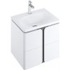 Ravak BALANCE SD Skrinka pod umývadlo SD 50x50x46,5cm, biela/grafit+Cleaner X000001365