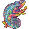 Drevené puzzle - CHAMELEÓN
