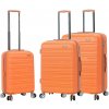 Cestovné kufre set 3ks MADISSON S, M, L 213 L oranžová