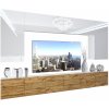 Obývacia stena Belini Premium Full Version biely lesk / dub wotan + LED osvetlenie Nexum 23 Výrobca