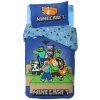 Súprava posteľnej bielizne BrandMac Minecraft 140 x 200 cm so zipsom