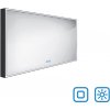 Nimco Čierne LED zrkadlo 1200x700 s dvoma dotykovými senzormi ZPC 13006VX-90