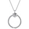 Linda's Jewelry Strieborný náhrdelník kruh lásky INH170