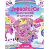 Jednorožce - krajina sladkostí so samolepkami