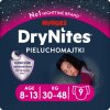 HUGGIES Dry Nites Large 8-15 years Girls 9 ks