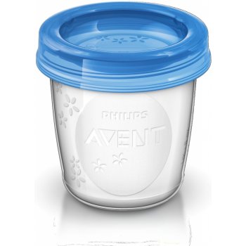 Philips Avent VIA poháriky s vrchnákmi 5 x 180 ml